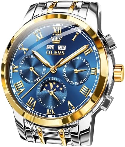 OLEVS Mens Automatic Watches Self Winding Mechanical Luxury Dress...