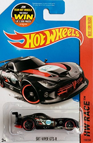 Hot Wheels 2015 HW Race SRT Viper GTS-R 150/250, Black
