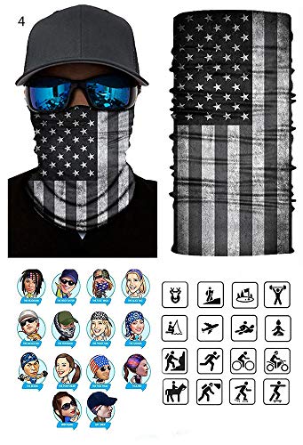 Capa de Bandana VPK para Máscara de Rosto e Gola Balaclava para Motociclismo, Pesca, Ciclismo, Sol e