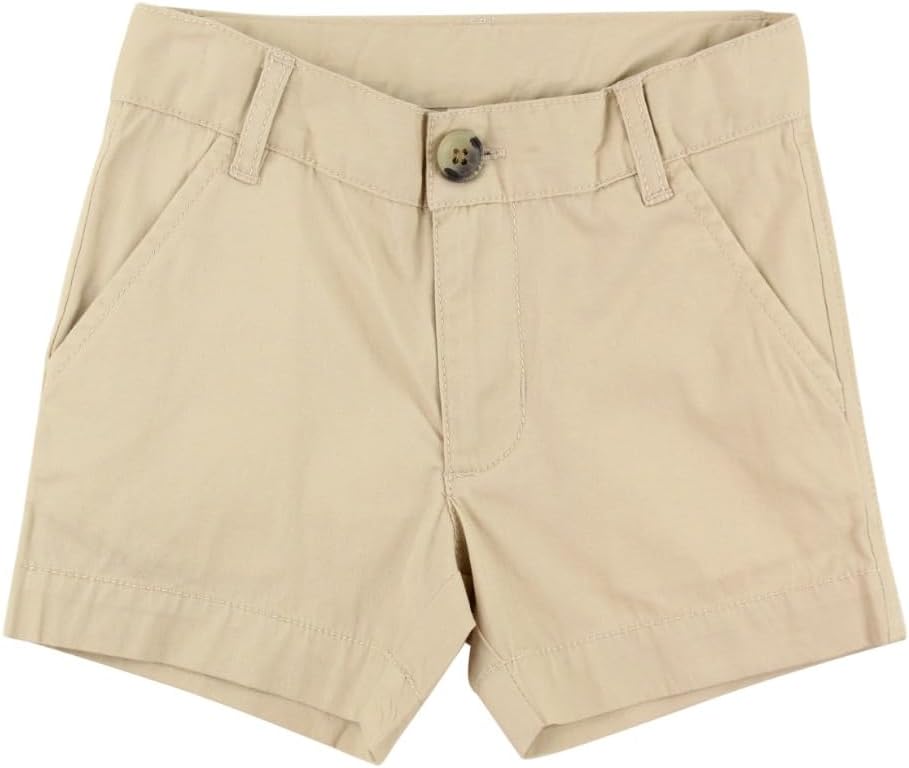 RUGGEDBUTTS Khaki Stretch Chino Shorts - 12-18m