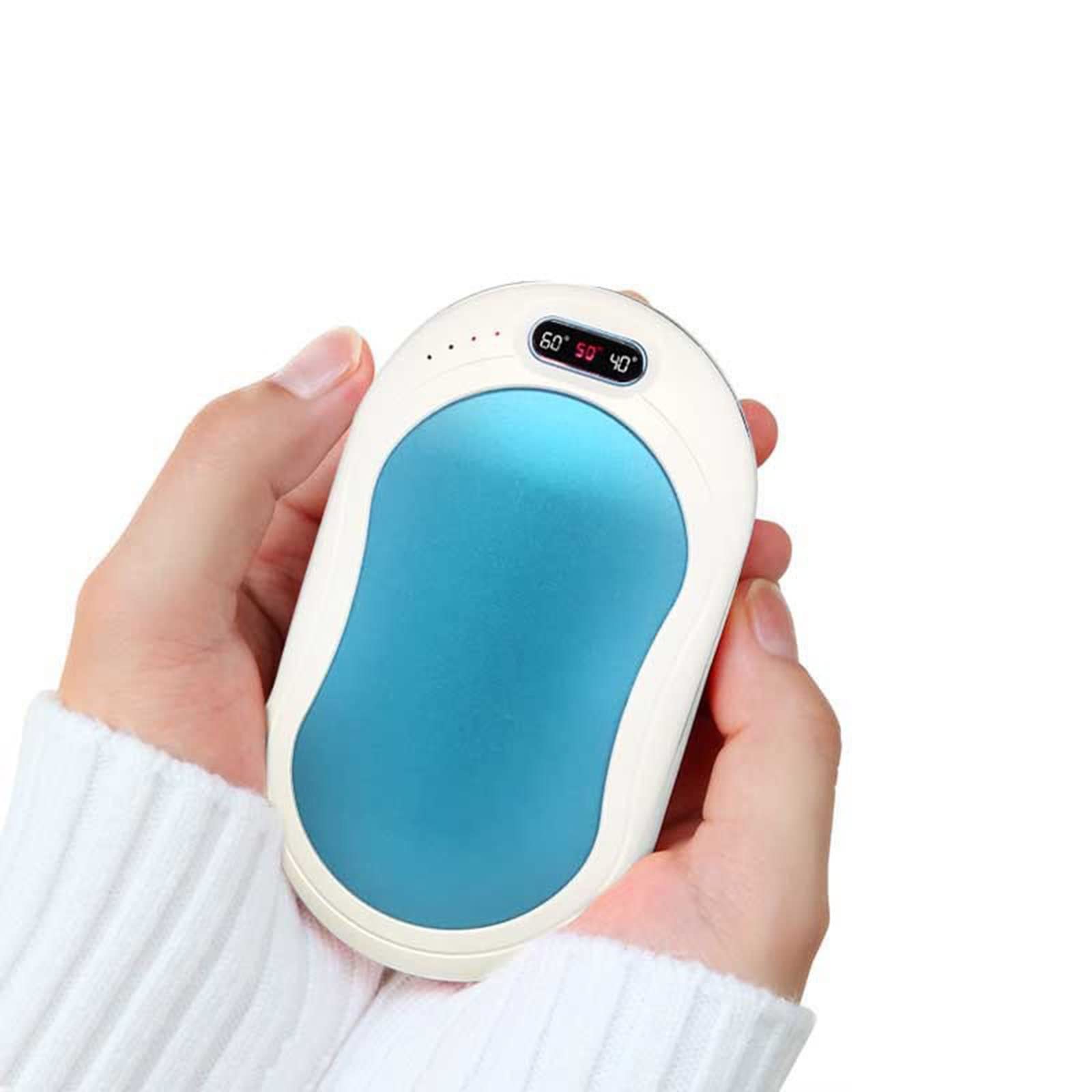 Chauffe-mains de poche électrique double fonction avec banque d'alimentation intégrée 1000 mAh