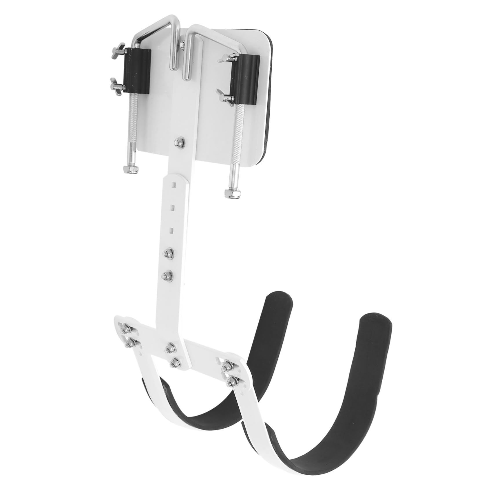 Toyvian Porte-caisse Claire Réglable en Alliage D'aluminium, Harnais Blanc avec Sangle D'épaule, Facile à Transporter pour Drum de Marche