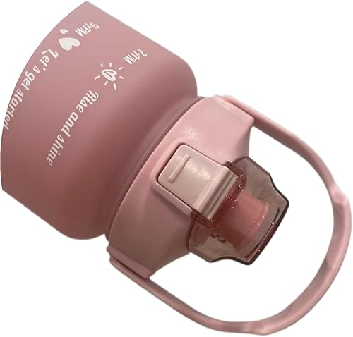 Miniatura 8 de Botella de agua con medida de agua, botella de agua motivacional con tiempos para beber y manejar, botella de agua de entrada diaria, botella de