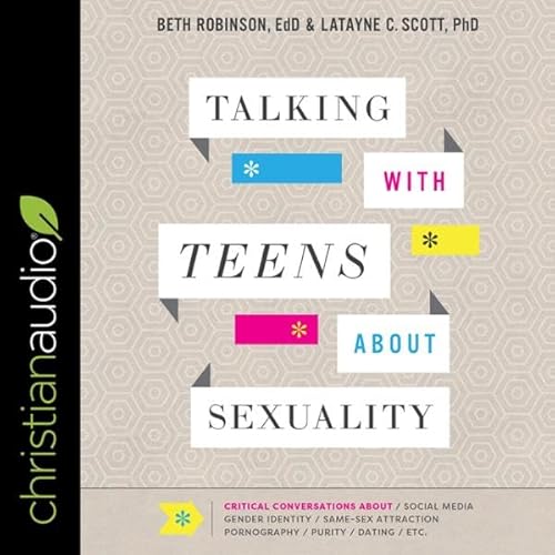Diseño de la portada del título Talking with Teens about Sexuality