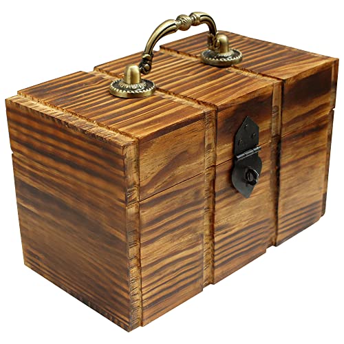 Image of ITOS365 Handicrafted Wooden Antique Money Bank for Children- Woody Finish | Coin Savings Box Piggy Bank | Gifts for Kids, Girls, Boys & Adults | Large Size Money Storage Box