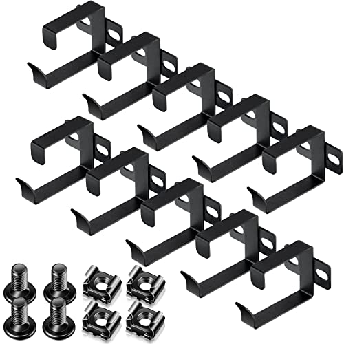 Supports verticaux pour serveur et anneaux en D haute résistance pour réseau