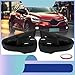Decorative Items Pair Car Side Wing Mirror Cover Cap Rear View Mirror Cap For Renault Clio 4 MK4 2012-2019 Mirror Case With Signal Light(Glossy Black)