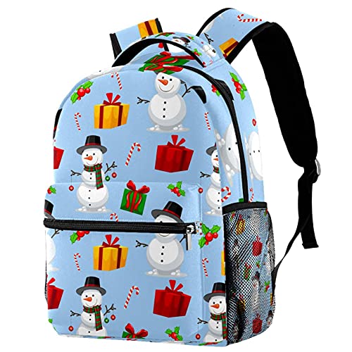 Sac à dos femme grande capacité vert à motif sapin de Noël