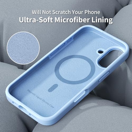 OAOA Case for iPhone 16 Plus, Baby Blue Flower - image 6