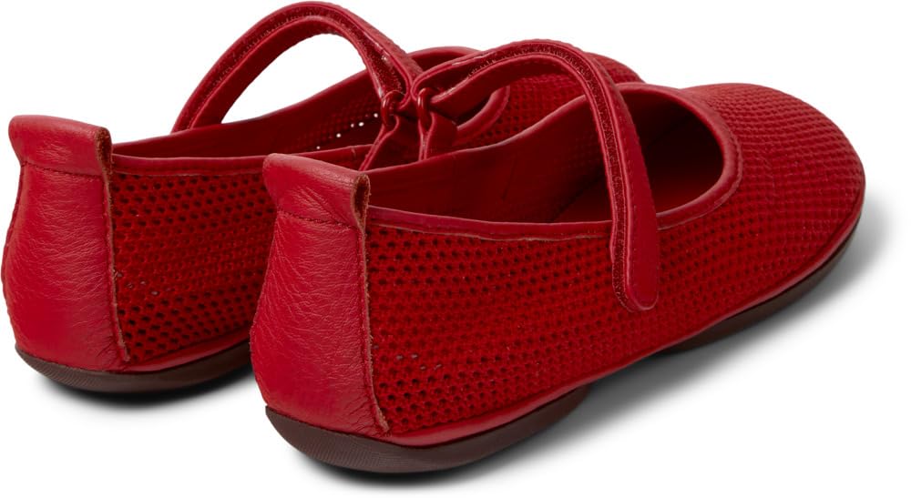 Camper Mocasín/Bailarina Right Nina para Mujer, Talla Mediana, Color Rojo 39 UE