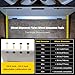 RULLINE Stainless Steel Wheel Alignment Tool Plates, 2-Pack Toe Alignment Tool with Tape Measures, Magnetic Slots, and Hanging Holes for Easy Storage - Suitable for Cars, Trucks, SUVs, and Vehicles