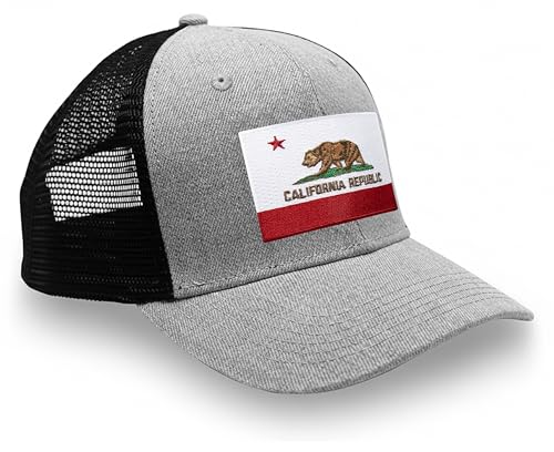 Image of International Tie State Hat for Men and Women, Adjustable Snapback Trucker Baseball Cap with Embroidered Patch