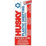 POLY AMERICA RSHK3510-25B 10-Feet X 25-Feet 3.5 Black Poly Film