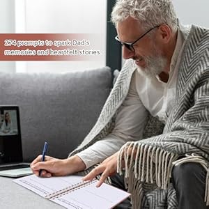 Dadjournallifestoryafamilyheirloomkeepsakewith275promptstosharehislifestorybookandmemoriesfathersdaybirthdaychristmasgiftforfatherstofilloutfortellme Urban Country Home Decor Dad journal life story a family heirloom keepsake with 275 prompts to share his life story book and memories fathers day birthday christmas gift for fathers to fill out for tell me urban country home decor