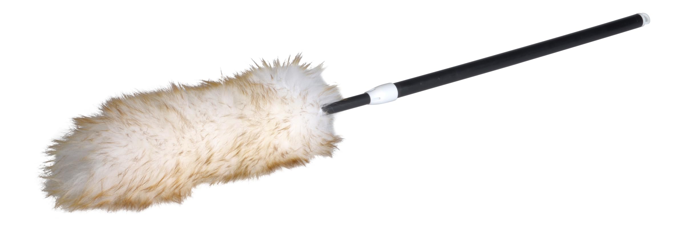 ABENA Feather Duster - 110cm Wool Dusting Brush for Cleaning Sensitive Surfaces in All Environments