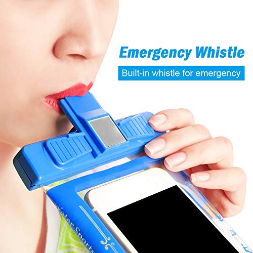 Anself 2 PCS Telefone À Prova D 'Água Bolsa de 6.3 Polegada Telefone Caso Embutido De Emergência Ap