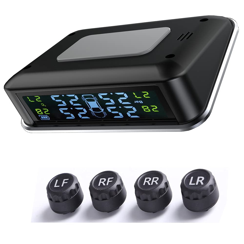 Tpms Temperatura con 4 sensori Esterni per Il Monitor per Pneumatici per Pneumatici per Pneumatici per Pneumatici per Pneumatici monitoraggio Pressione Pneumatici 37
