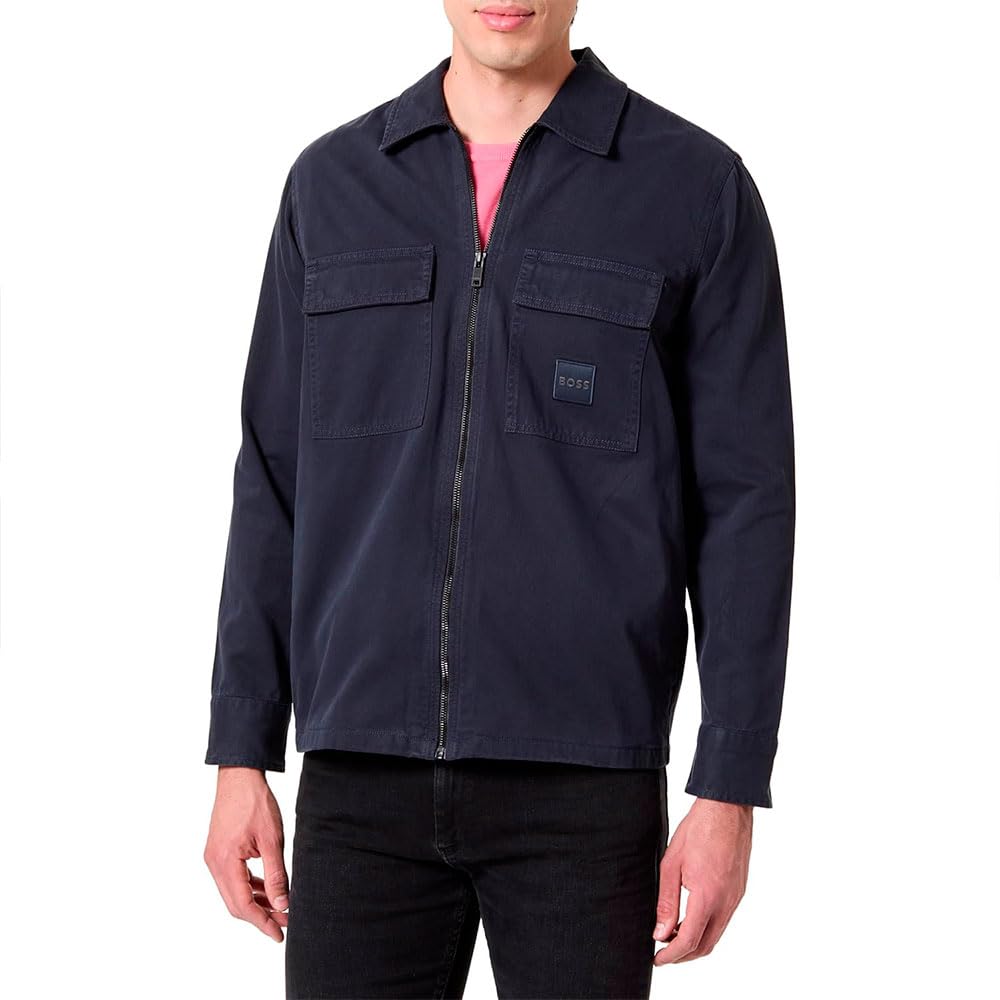 BOSS Men's Shirt, Dark Blue404, XL