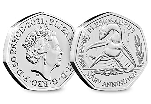 Change Checker 2021 UK Plesiosaurus CERTIFIED BU 50p