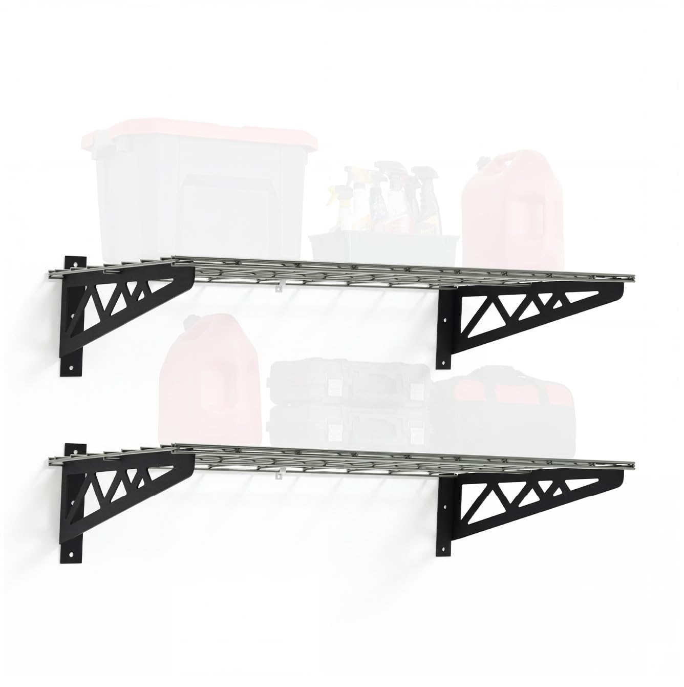Amazon.com: SafeRacks Garage Wall Shelves - 2-Pack 18