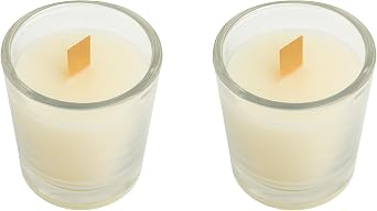 Dekoratif Pa uli Yasemin Portakal Kokulu Ah ap Fitil Do al 40 ml Kutulu Hediyelik Mum  at Bardak 2li Set Mum