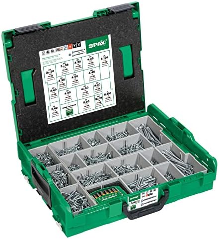Spax Tool Case, L-BOXX, Wirox A3J, Countersunk Head T-Star plus, 5000009161019