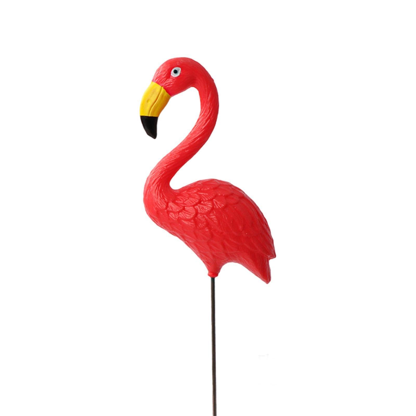 Zanthicia Red Beach Flamingo Statue Figurine Sculpture Outdoor Gatherings And Events Flowerpot Planter Holiday Decorations Accessories Gardens Flamingo Statue, 12.5X12.7cm 28Cm