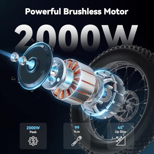 Jasion RetroVolt Pro Electric Bike for Adults, [3000W Peak Motor & 38 MPH & 90-Miles], 52V 20AH Removable Battery, Hydraulic Brakes EBike, 20” X 4” Fat Tire Electric Dirt Bike