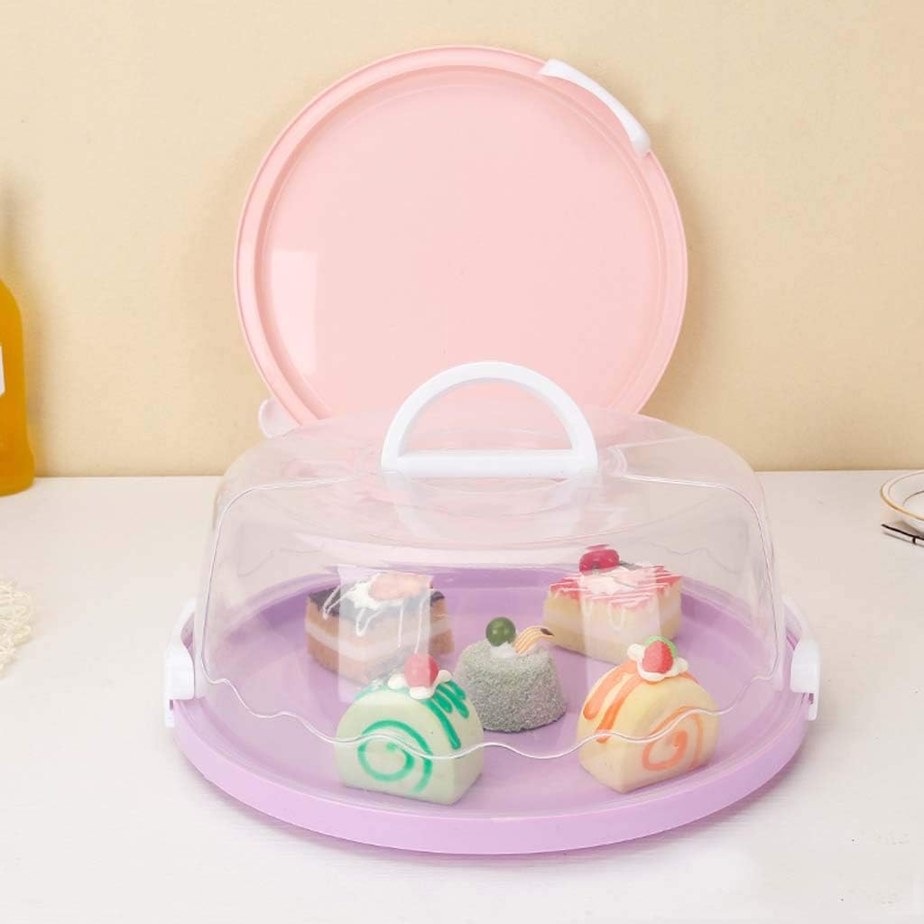 Guangzhou Boite A Gateau Ronde En Plastique Portable Cupieceake Etui A Dessert Etancheite Boite A Gateau Portable Rose Ustensiles A Patisserie Boites De Transport Pour Gateaux En Carton Loclic Com