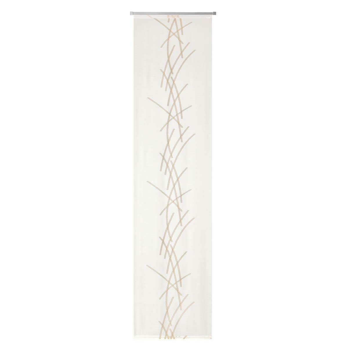 Carlina Scherli Panneau japonais Blanc/taupe 60 x 245 cm