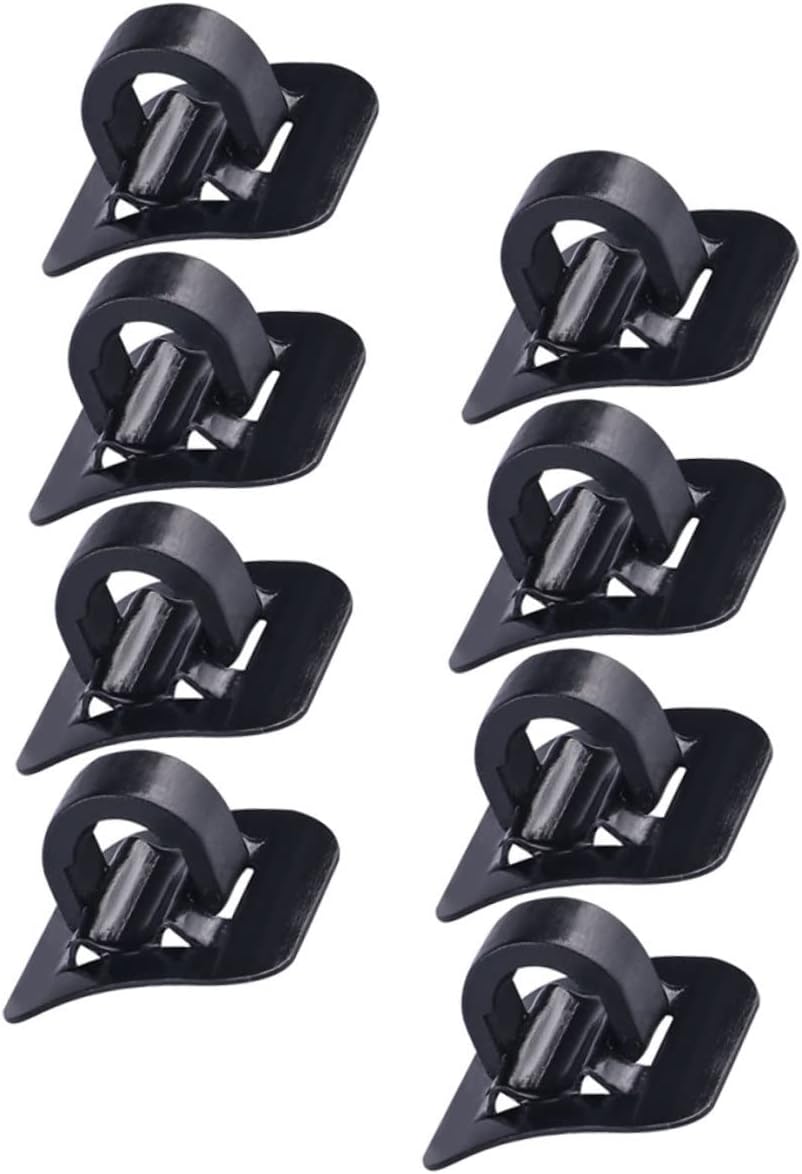 Balacoo Bike Cable Management Kit 8 Pack Cable Clamp Shifter Tube Guide Alloy Tube Guide Adhesive Seat
