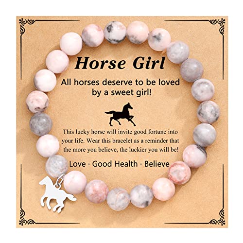 Horse Gifts for Girls Horse Bracelets Birthday Christmas Gifts for Girls Horse Lover Women Daughter Granddaughter Niece