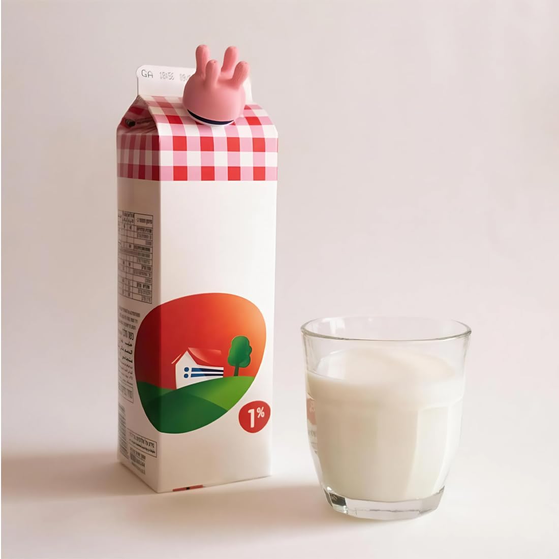 2 PCS Vaca Ubre botella de leche vertedor, tapa de leche de vaca ubre de vaca, tapa de cartón de leche de vaca, tapón divertido para botella de leche, tapa de cartón de leche de vaca y ubre