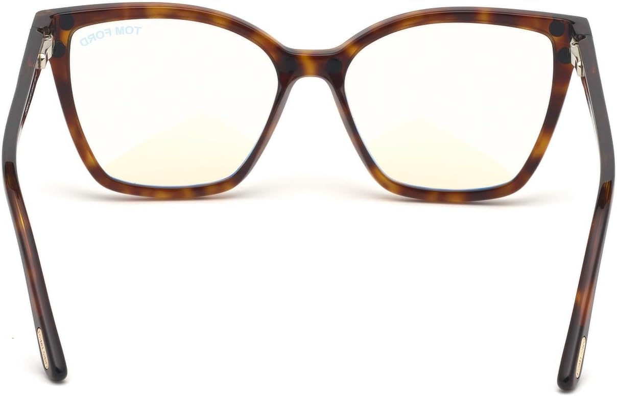 Tom Ford FT 5641-B .C BLUE BLOCK Red Havana Black Clip On Brown Clip On 53/15/140 unisex Eyewear Frame