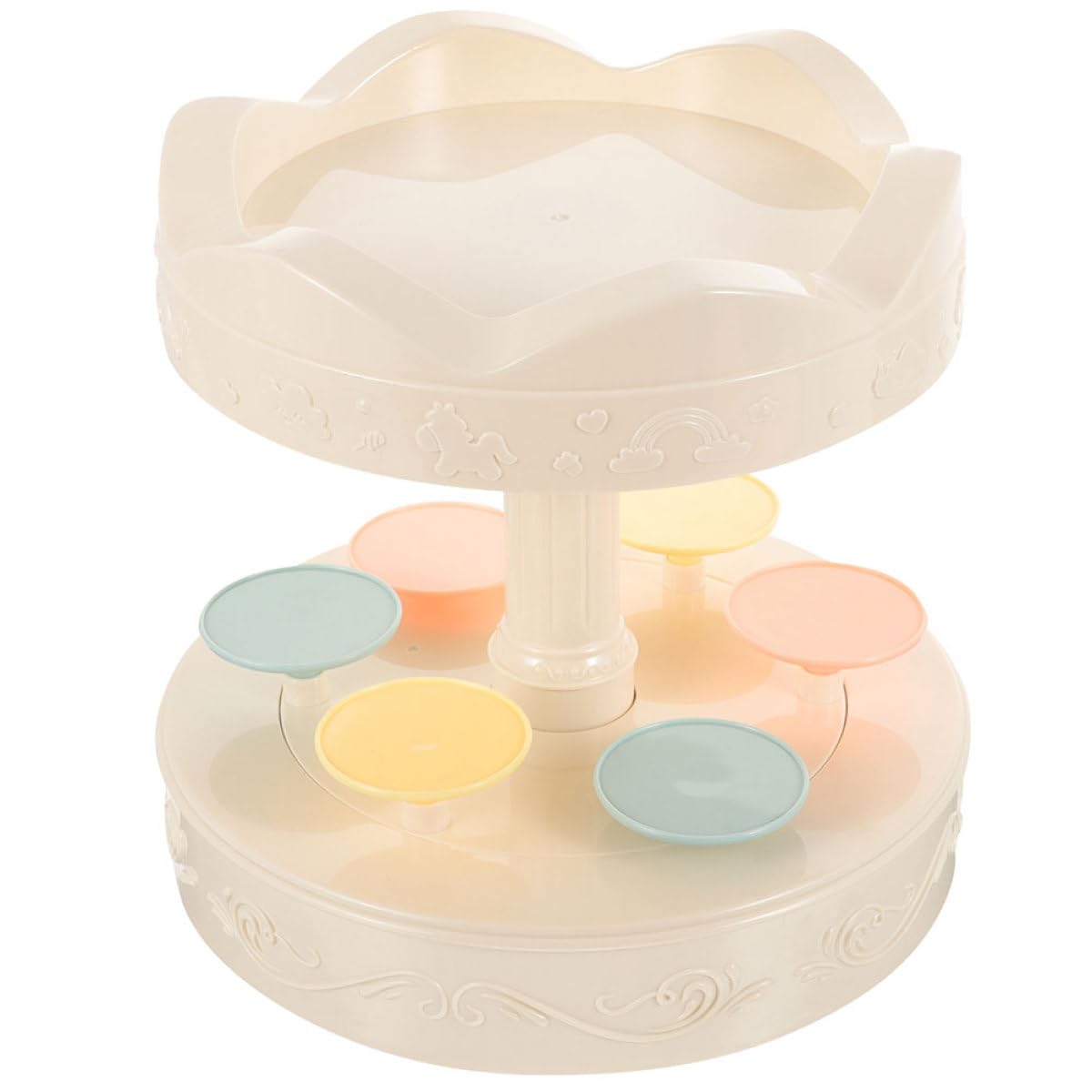 Support pour mariages anniversaires boulangerie rotatif automatique sans panne de batterie