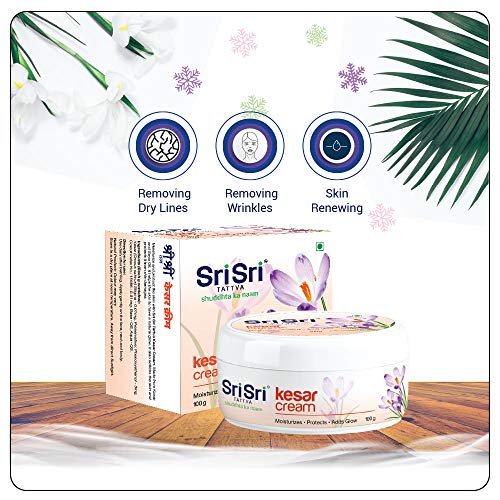 Image of Kesar Cream - Moisturiser, Protects & Adds Glow, Each 100g (Pack of 5)