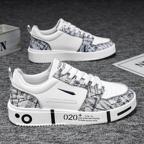 YAXE Men's Sneakers Comfortable Breathable Lightweight Fashion Casual Walking Shoes3