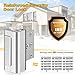 Home Security Door Lock, Upgraded Metal Door Reinforcement Lock, 3