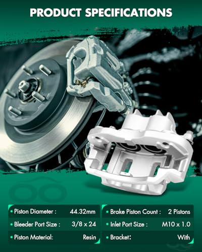 Image of SCITOO Rear Left Brake Caliper 18-B4753 Compatible For Volvo 850 1993-1997