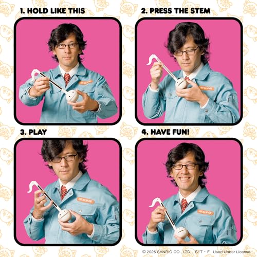 image for Otamatone Classic Aggretsuko Happy Sweet [Officially Licensed Sanrio] 