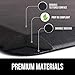 GORILLA GRIP Comfortable Cushioned Kitchen Mats for Floor, 48x20, Waterproof and Stain Resistant Soft Top, 3/4 Inch Thick Ergonomic Standing Desk Anti Fatigue Mat, Foam Supports Ankles and Feet, Grey