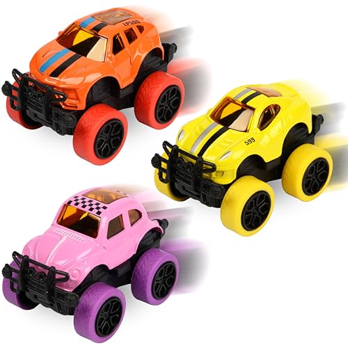 Paquete de 8 Camionetas Mini Monster Die-Cast para Niños miniatura 7