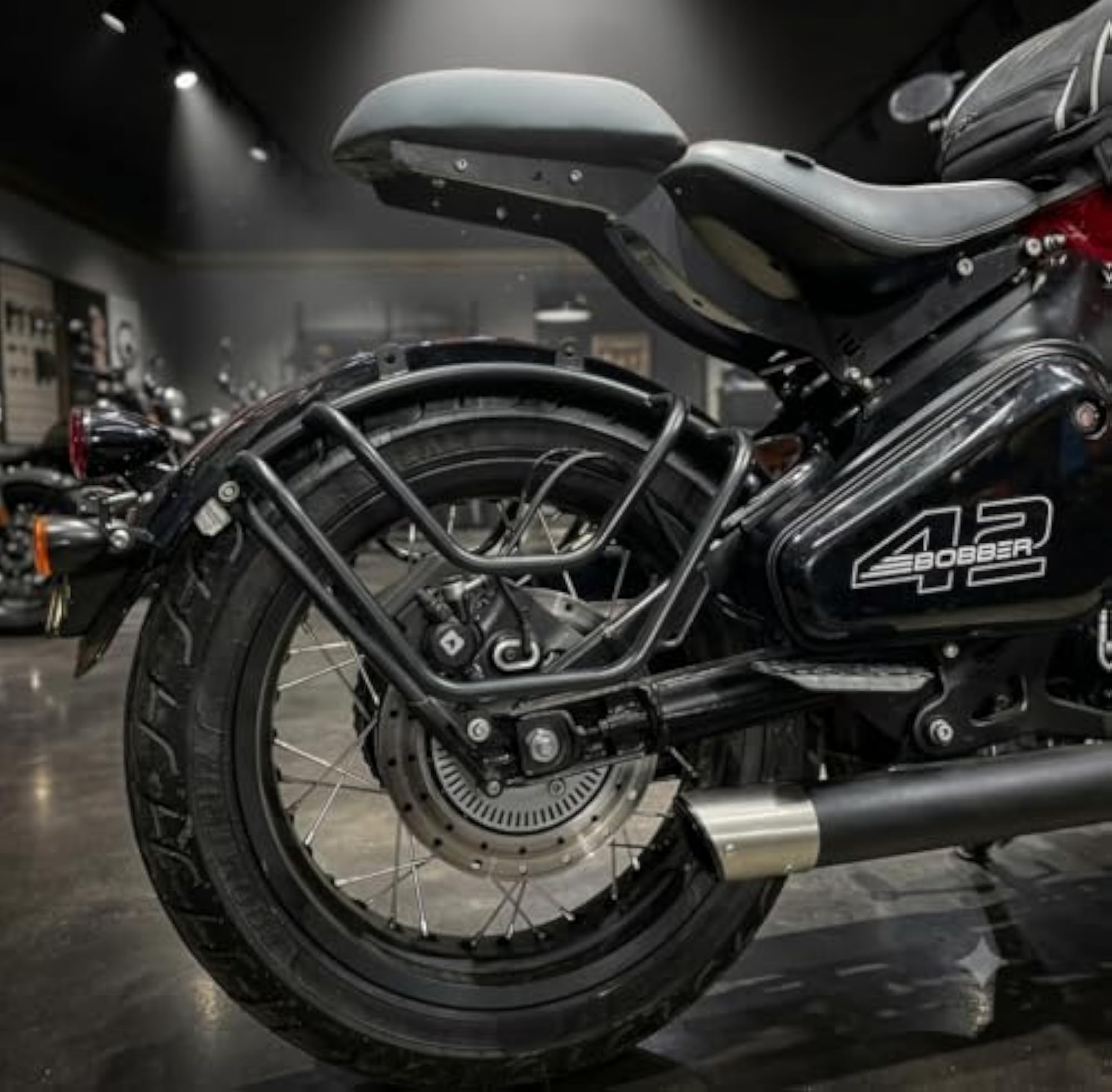 Top Carrier with Saddle Stay for Jawa Perak & Jawa 42 Bobber