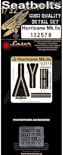 HGW 132578 1/32 Seatbelts for Hawker Hurricane Mk II pre-Cut Laser Fly