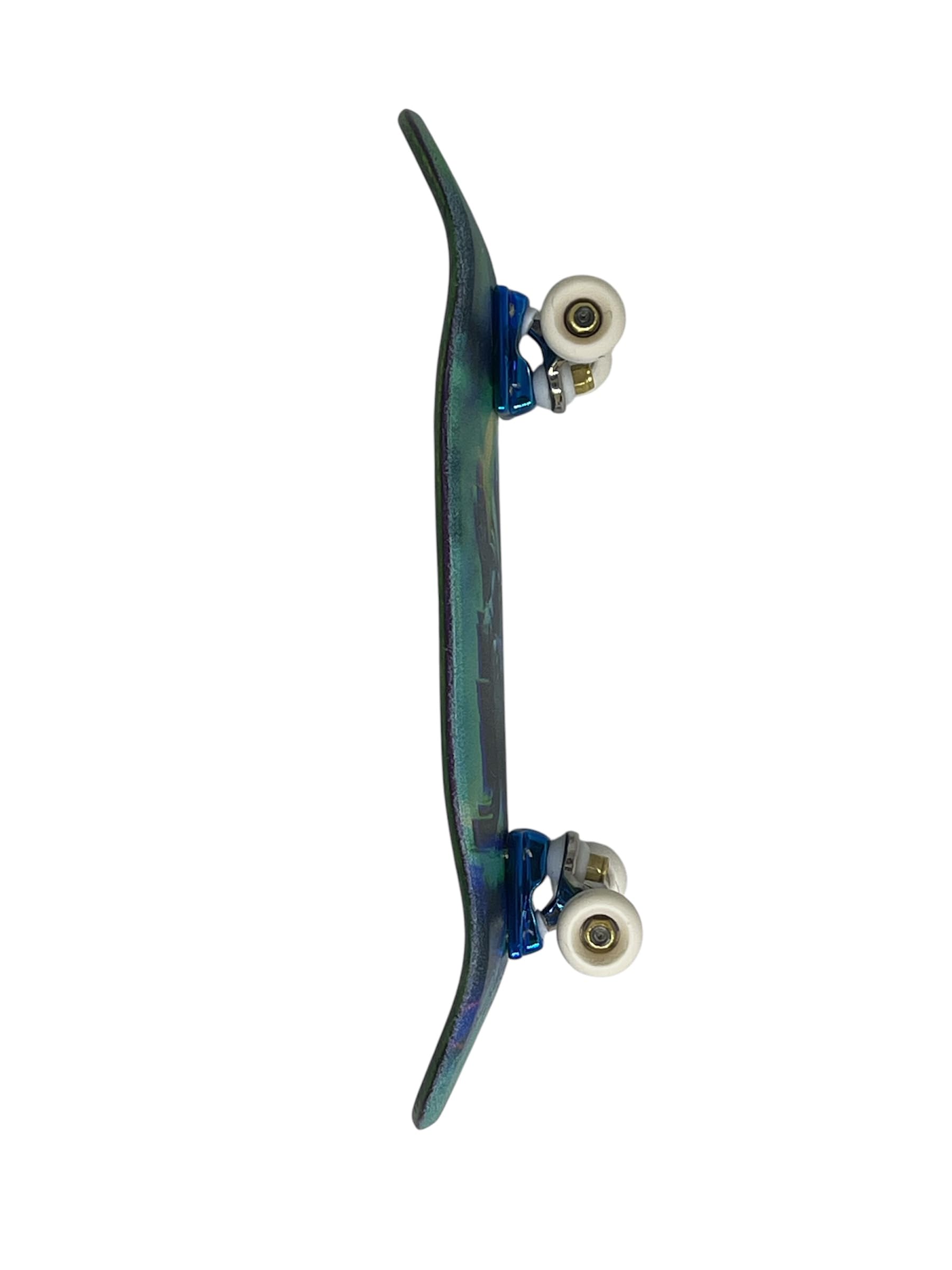 LEEFAI Pro Fingerboard Set completo 34 x 96 mm, tavola in acero, truck 4.0, design con stampa UV, mini skateboard da dito - Op3ra V3-Alienation