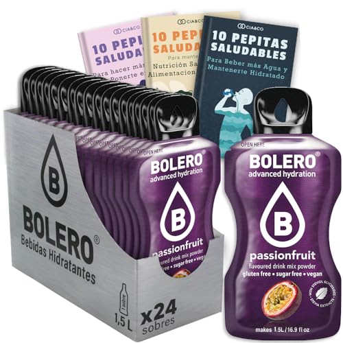 24 x Bebida Bolero FRUTA DE LA PASION Hidratante Sin