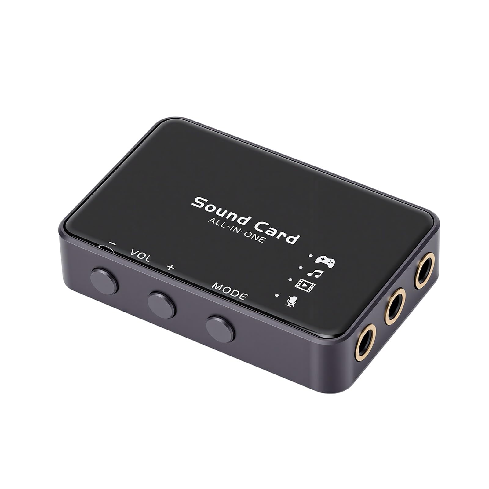 Jectse USB 7.1 Surround Soundkarte, Externe Audio Adapter 192 kHz 32 Bit 3,5 Mm Schnittstelle, for PC Laptop
