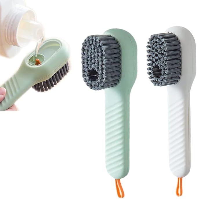 Multifunctional Liquid Shoe Brush, Liquid Adding Soft Fur Cleaning