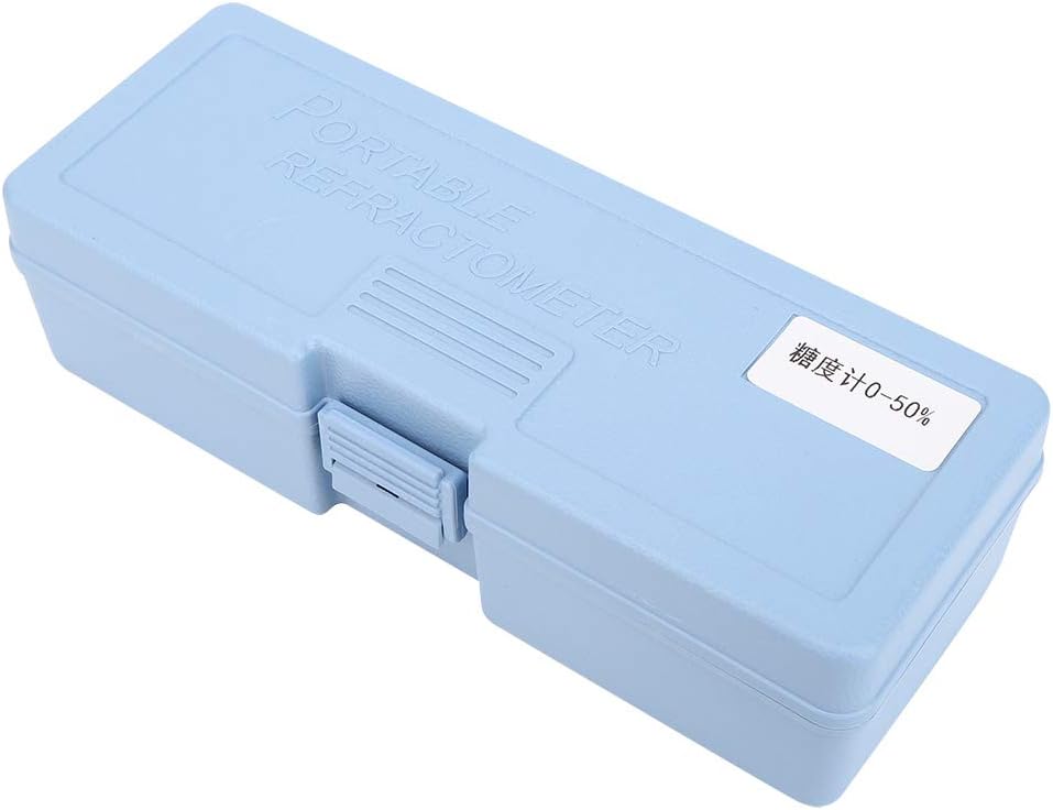 Raguso Refractometer Handheld 0-50% Liquid Measuring Equipment RHB-50ATC Refractometer for Automotive Cooling Water