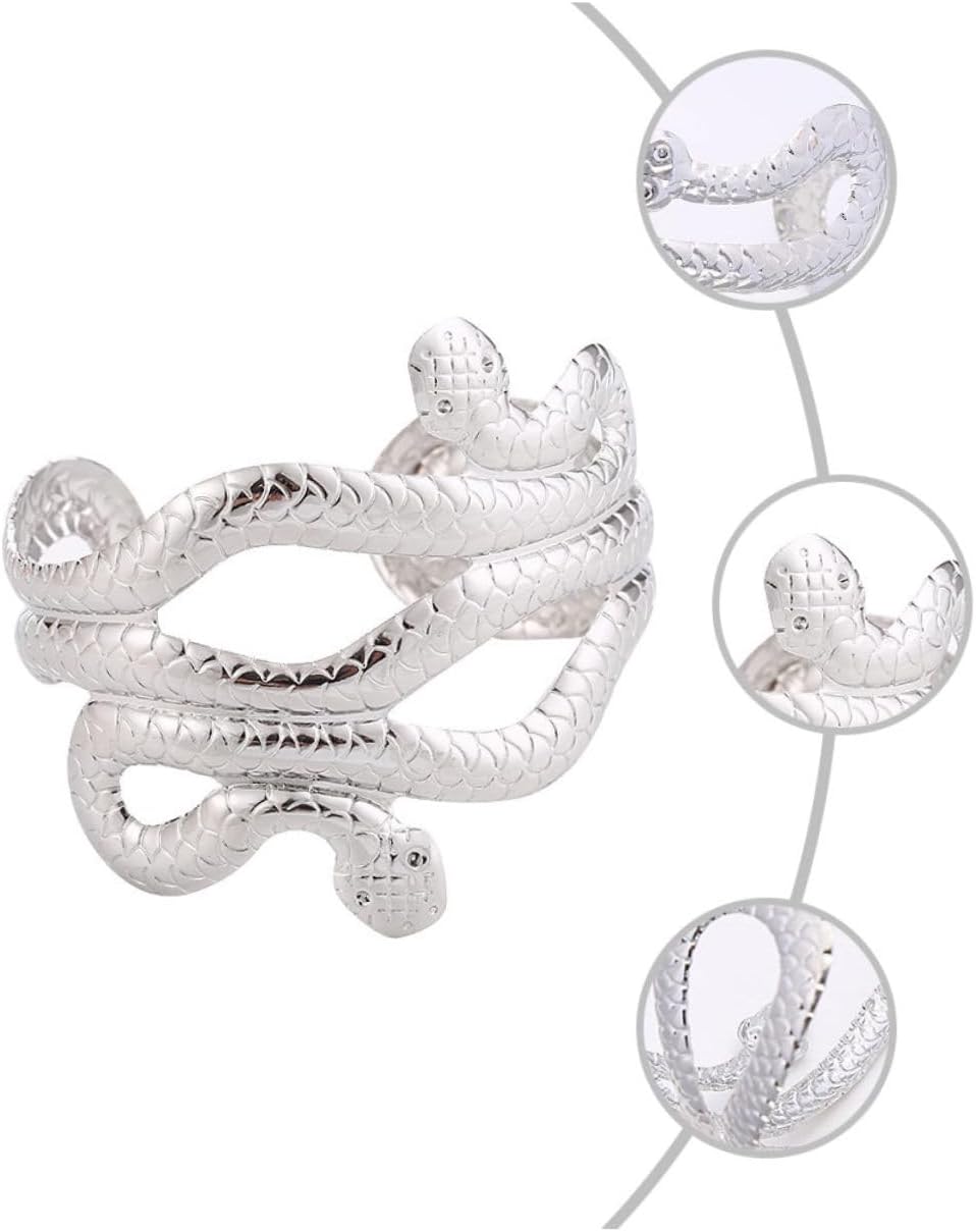 Ipetboom 1pc Punk Style Serpentine Armlet for Women Exaggerating Arm Jewelry for Unique